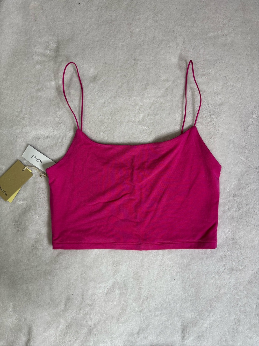 Aritzia Wilfred Free Tiny Tank Vital Pink